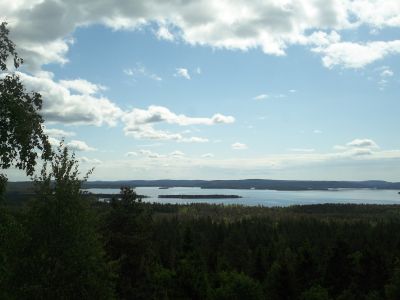 Panoramablick auf den Stora Gla